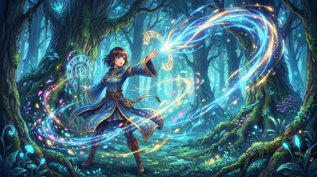 抖音风动漫-魔法少女传说